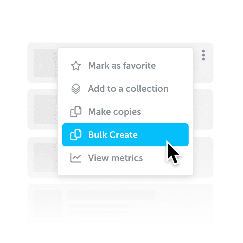 Bulk Select Template